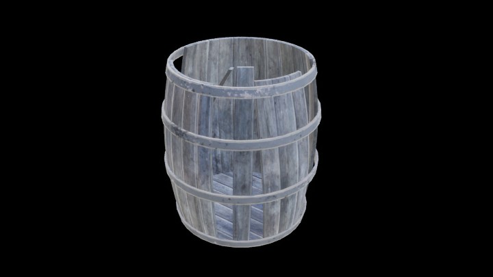 UE项目资源_模型资源_木桶212