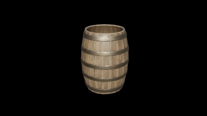 UE项目资源_模型资源_木桶226