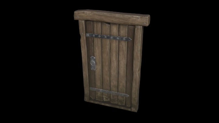 UE项目资源_模型资源_木门022