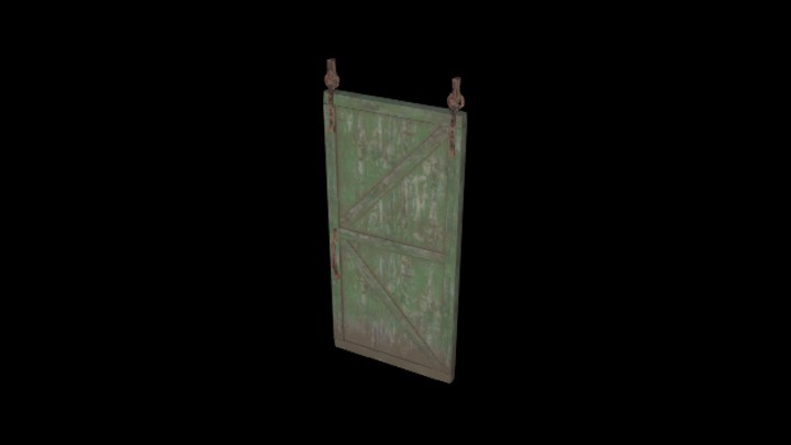 UE项目资源_模型资源_木门024