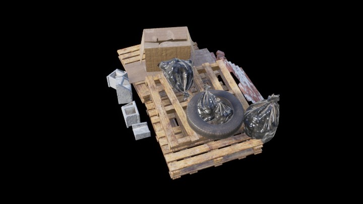 UE项目资源_模型资源_杂物堆003