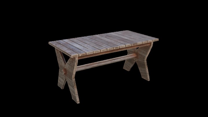 UE项目资源_模型资源_板凳022