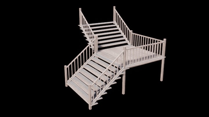 UE项目资源_模型资源_楼梯178