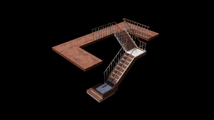 UE项目资源_模型资源_楼梯184