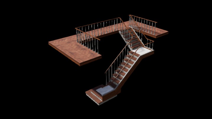 UE项目资源_模型资源_楼梯187