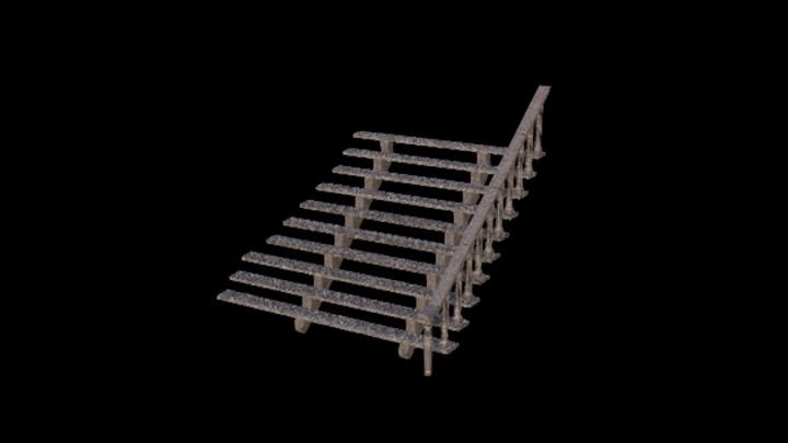 UE项目资源_模型资源_楼梯201