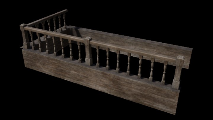 UE项目资源_模型资源_楼梯围栏002