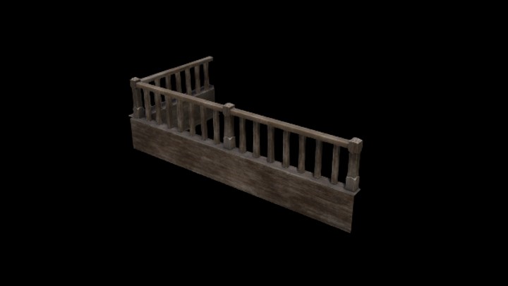 UE项目资源_模型资源_楼梯围栏007