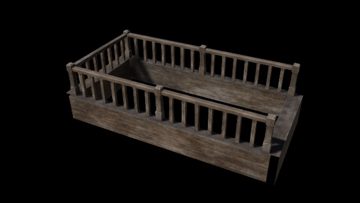 UE项目资源_模型资源_楼梯围栏011