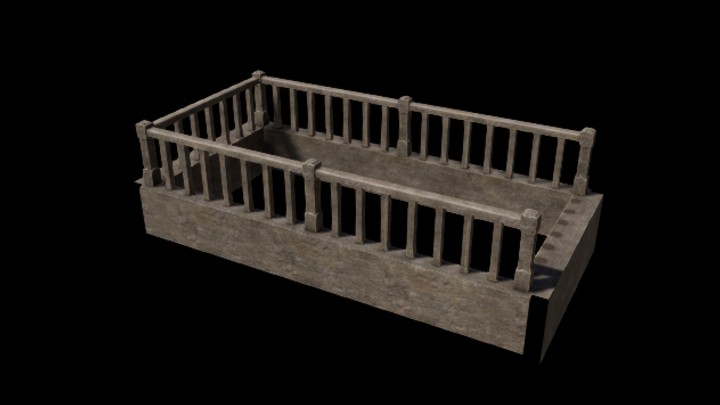 UE项目资源_模型资源_楼梯围栏012