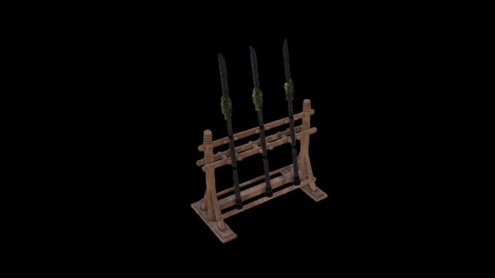 UE项目资源_模型资源_武器架004