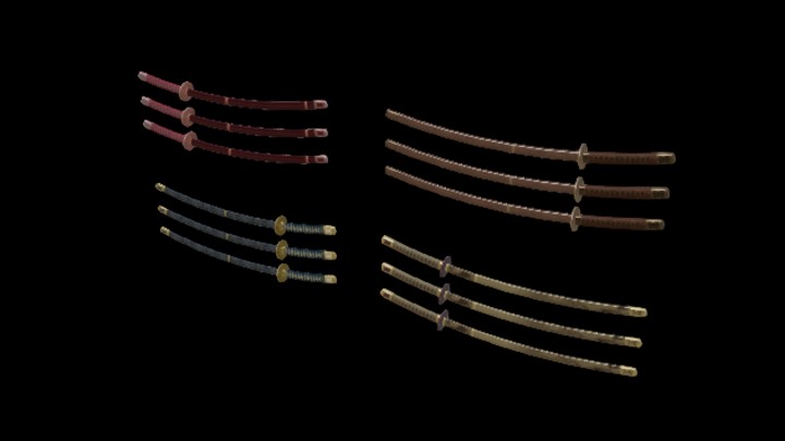 UE项目资源_模型资源_武士刀009