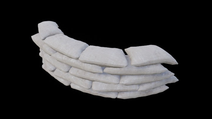 UE项目资源_模型资源_沙袋033