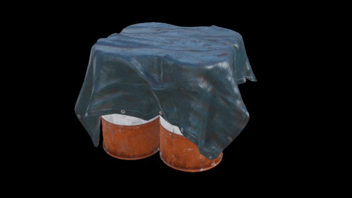 UE项目资源_模型资源_油桶090