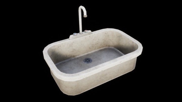 UE项目资源_模型资源_洗手台002