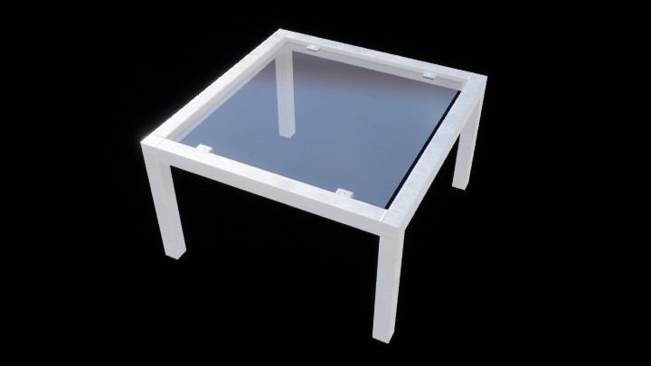 UE项目资源_模型资源_玻璃桌001