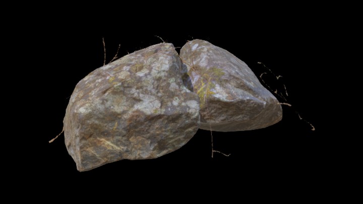 UE项目资源_模型资源_石块100