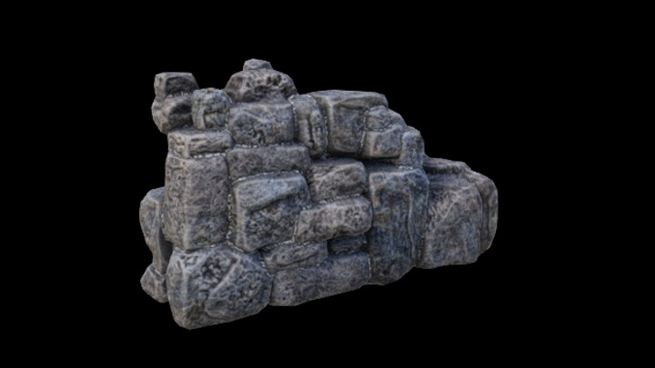 UE项目资源_模型资源_石墙134