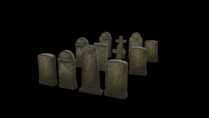 UE项目资源_模型资源_石碑018