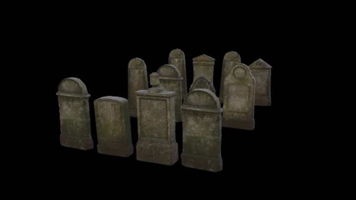 UE项目资源_模型资源_石碑019