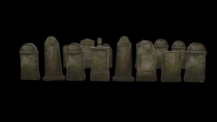 UE项目资源_模型资源_石碑025