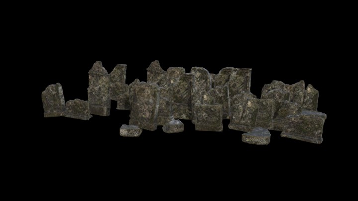 UE项目资源_模型资源_石碑032