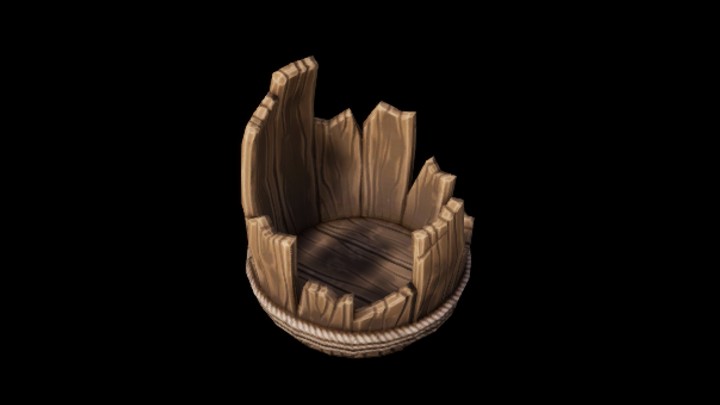 UE项目资源_模型资源_破木桶003