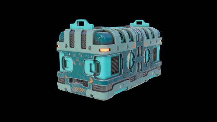 UE项目资源_模型资源_科幻风补给箱018