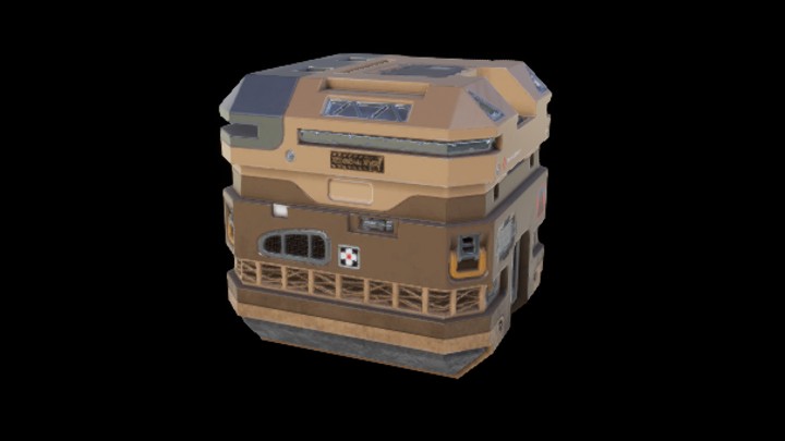 UE项目资源_模型资源_科幻风补给箱032