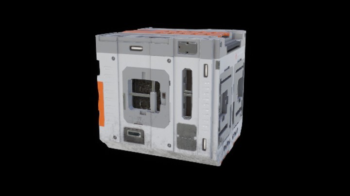 UE项目资源_模型资源_科幻风补给箱036