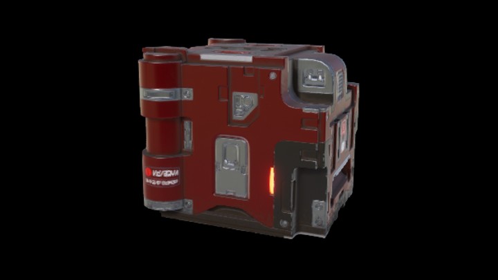 UE项目资源_模型资源_科幻风补给箱049