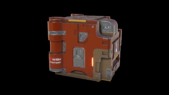 UE项目资源_模型资源_科幻风补给箱050