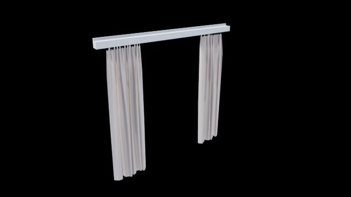 UE项目资源_模型资源_窗帘126