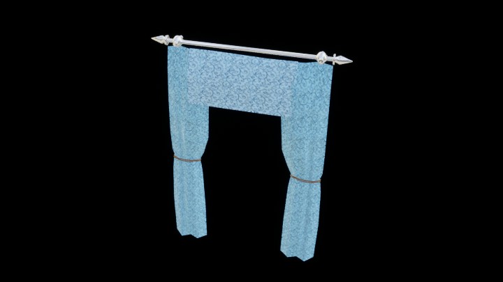 UE项目资源_模型资源_窗帘148