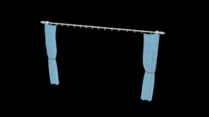 UE项目资源_模型资源_窗帘149