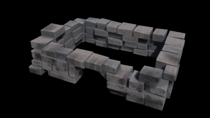 UE项目资源_模型资源_篝火堆002