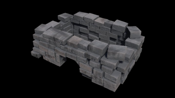 UE项目资源_模型资源_篝火堆003