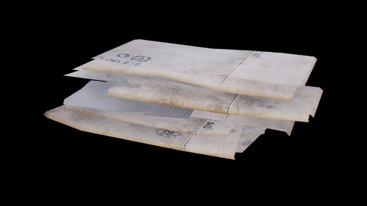 UE项目资源_模型资源_纸箱板006