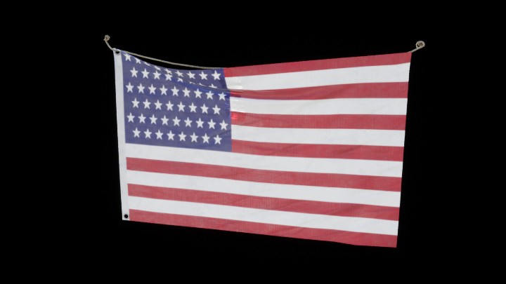 UE项目资源_模型资源_美国国旗004