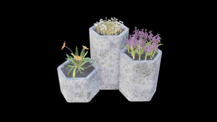 UE项目资源_模型资源_花盆110