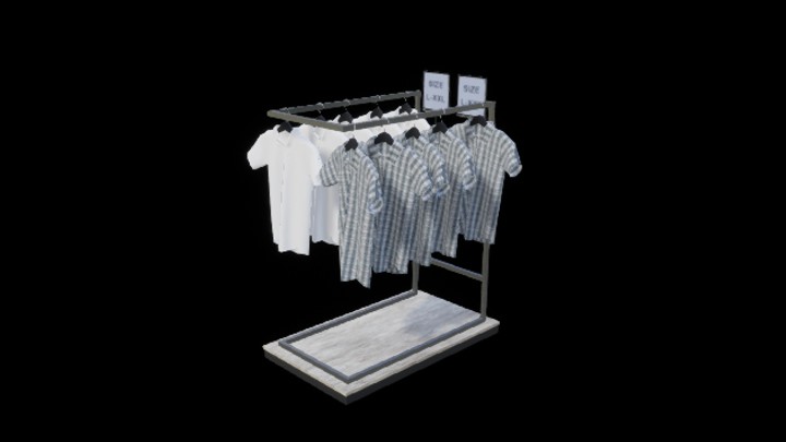 UE项目资源_模型资源_衣架子001