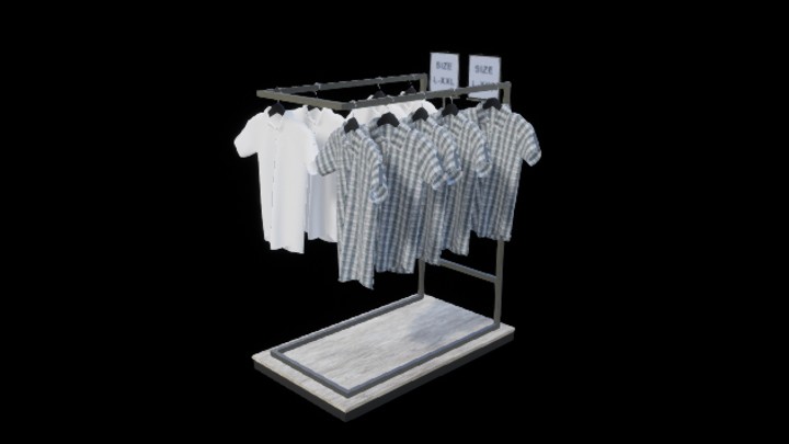 UE项目资源_模型资源_衣架子020