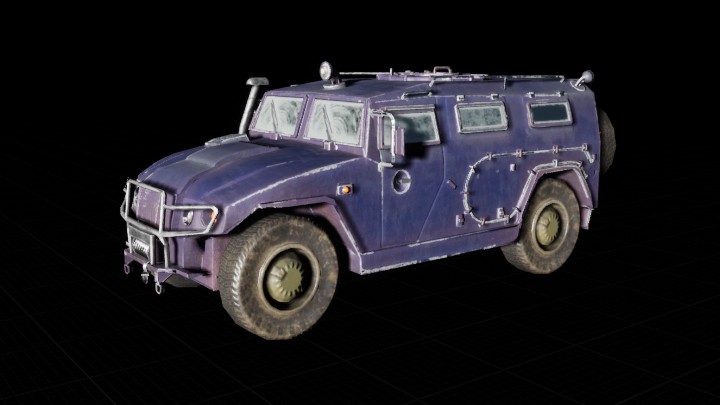 UE项目资源_模型资源_越野车004