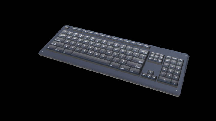 UE项目资源_模型资源_键盘032