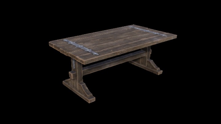 UE项目资源_模型资源_长椅037