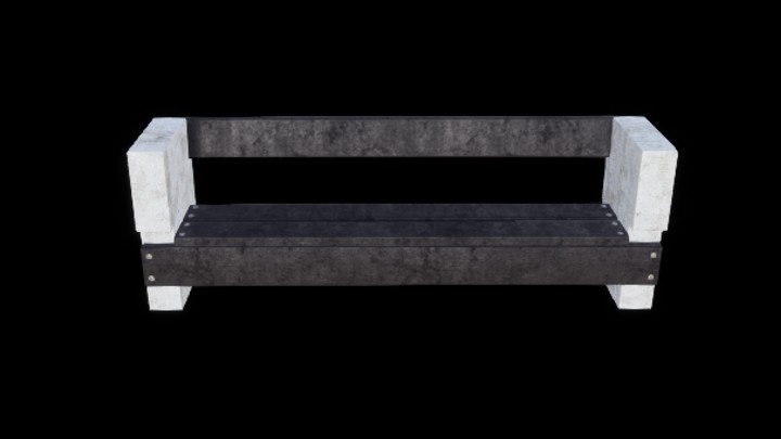 UE项目资源_模型资源_长椅039