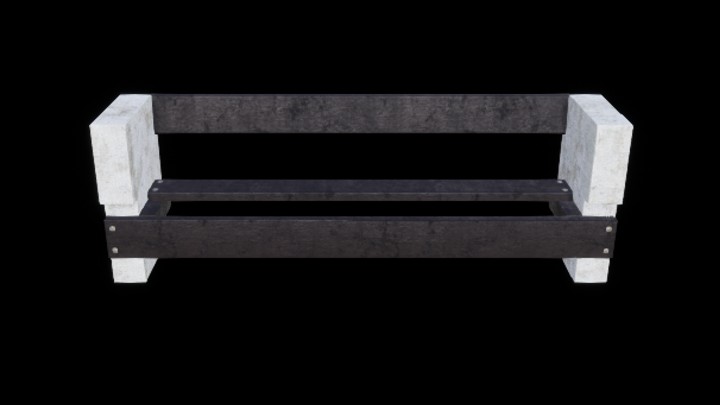 UE项目资源_模型资源_长椅040