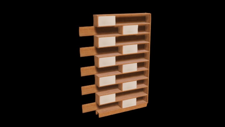 UE项目资源_模型资源_鞋柜001