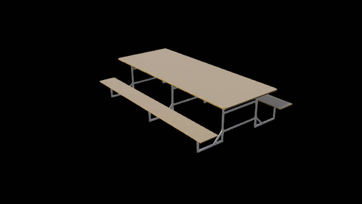 UE项目资源_模型资源_餐桌006