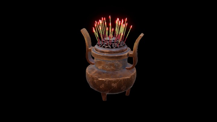 UE项目资源_模型资源_香炉001